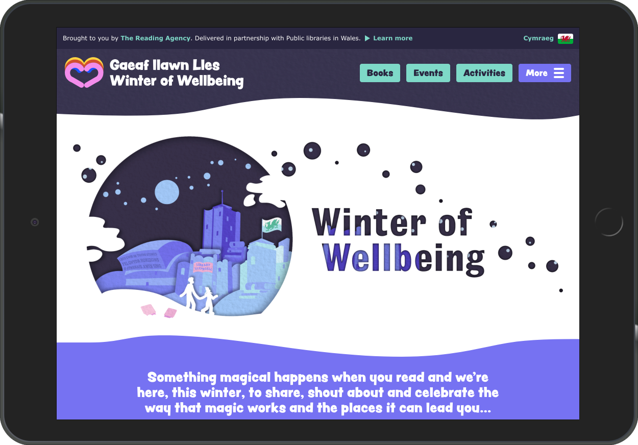 Winter of Wellbeing Homepage